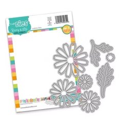Polkadoodles Die -Chamomile Flower