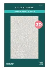 Spellbinders  3D Embossing Folder -Flower Frenzy