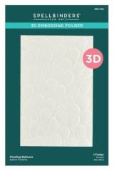 Spellbinders  3D Embossing Folder -Floating Balloons