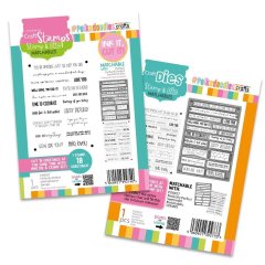 Polkadoodles Strip Outline Dies and Stamp set