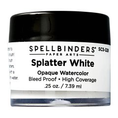*NEW* Spellbinders - Splatter White Opaque Watercolour