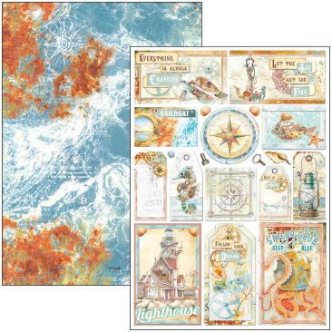 Ciao Bella Papers - Creative Pad A4 Coral Reef