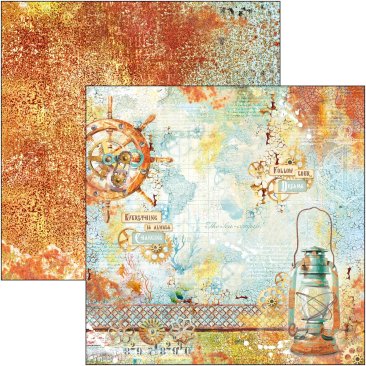 Ciao Bella Papers -8" X 8" Paper Pad Coral Reef