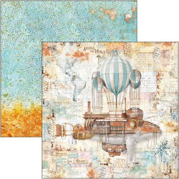 Ciao Bella Papers -8" X 8" Paper Pad Coral Reef