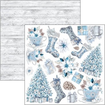 Ciao Bella Papers - Fussy Cut Paper Pad 6x6  Elegance of Blue