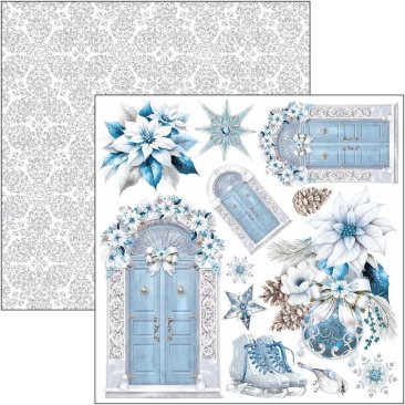 Ciao Bella Papers - Fussy Cut Paper Pad 6x6  Elegance of Blue