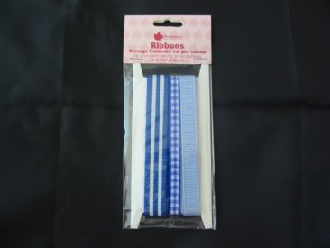 *SALE* Woodware Ribbon Pack-Blue Selection Was £1.99 Now £0.99