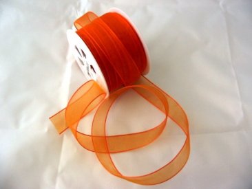 Organza Ribbon 15mm- Terracotta