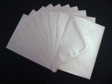 Kanban Envelopes C6 10 Pack- PEARLESCENT PINK