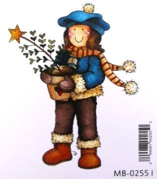 *SALE* Molly Blooms Rubber Stamp -  Christmas -  O Christmas Tree Molly