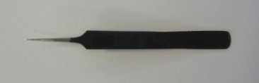 Pointed Tweezers - Black Handle