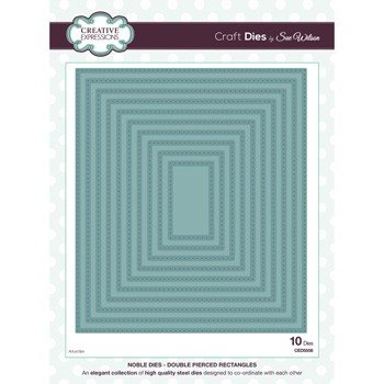 Sue Wilson Die - Noble Collection - Double Pierced Rectangles