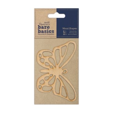 Bare Basics Wooden Shapes -Butterfly