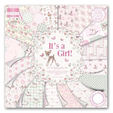 First Edition 12 X 12 Paper Pad - It's a Girl
