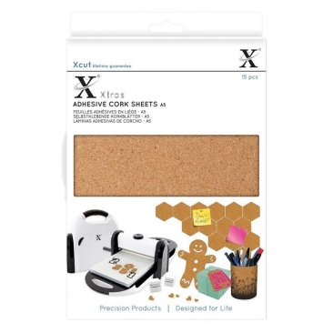 Xcut Xtras' A5 Adhesive Cork Sheets (15pcs)