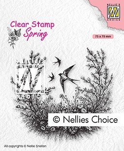 Nellie Snellen Clear Stamp Spring - Spring is in the Air