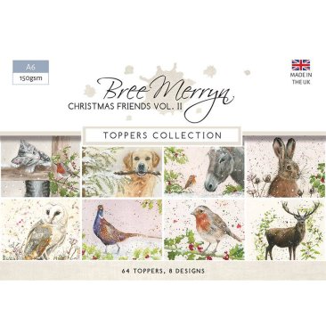 Bree Merryn Christmas Friends Vol 2 -A6 Toppers