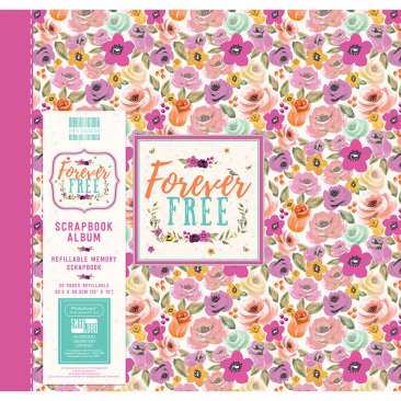 First Edition 12 X 12 Scrapbook Album - Forever Free Blooms