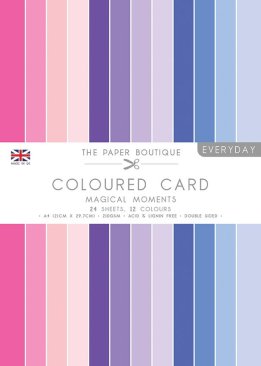 The Paper Boutique Everyday A4 Coloured Card - Magical Moments