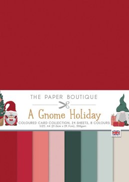 The Paper Boutique A4 Coloured Card - A Gnome Holiday