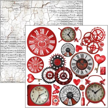 Ciao Bella Papers - Fussy Cut Paper Pad 6x6  Paris Je t'aime
