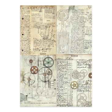 Stamperia  Junk  Journal Ephemera Book - Voyages Fantastiques