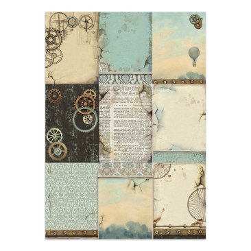 Stamperia  Junk  Journal Ephemera Book - Voyages Fantastiques