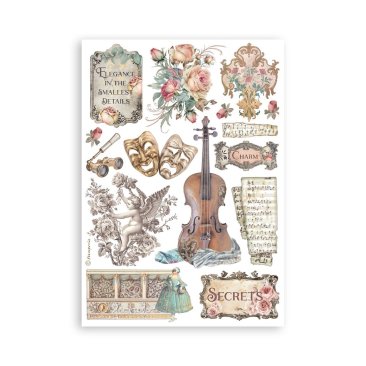 *NEW* Stamperia A5 Washi Pad 8 sheets Venice - City of Art