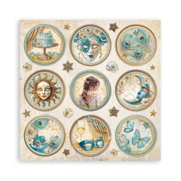 Stamperia Masquerade 12x12 inch Scrapbooking Pad
