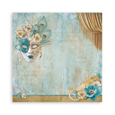 Stamperia Masquerade 12x12 inch Scrapbooking Pad