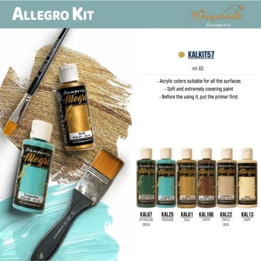 Stamperia Acrylic Paints - Allegro Masquerade