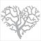 Card-io MajeMask Stencil -Heart Tree