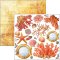 Ciao Bella Papers -6" x 6"Fussy Cut  Paper Pad Coral Reef
