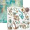 Ciao Bella Papers -6" x 6"Fussy Cut  Paper Pad Coral Reef