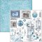 Ciao Bella Papers - Fussy Cut Paper Pad 6x6  Elegance of Blue