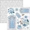 Ciao Bella Papers - Fussy Cut Paper Pad 6x6  Elegance of Blue