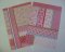 Studiolight Background Paper A4 Two Sheet Pack - PINK