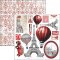 Ciao Bella Papers - Fussy Cut Paper Pad 6x6  Paris Je t'aime